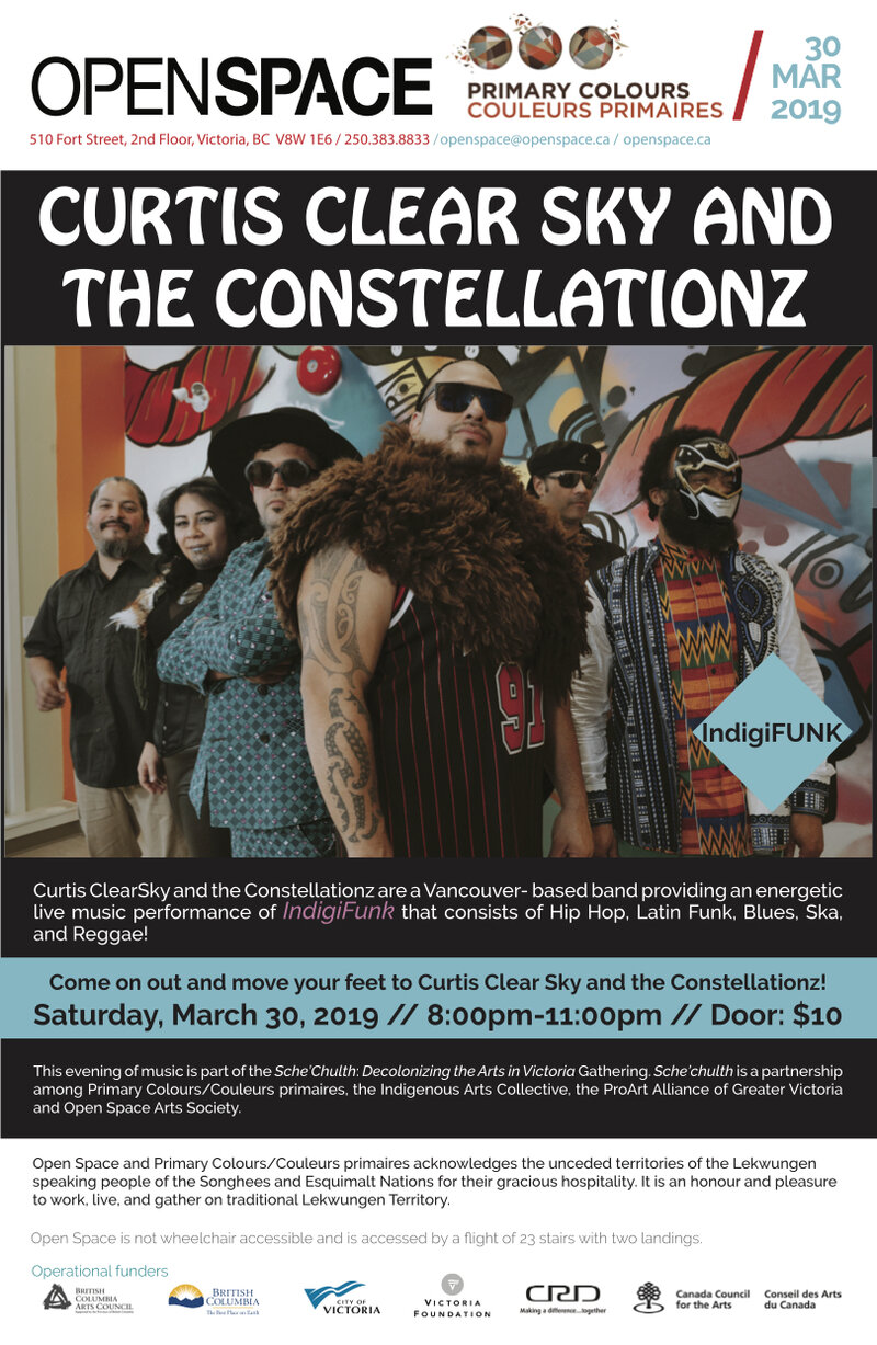 Curtis Clear Sky and the Constellationz @ Open Space Mar 30 2019 - May 6th @ Open Space