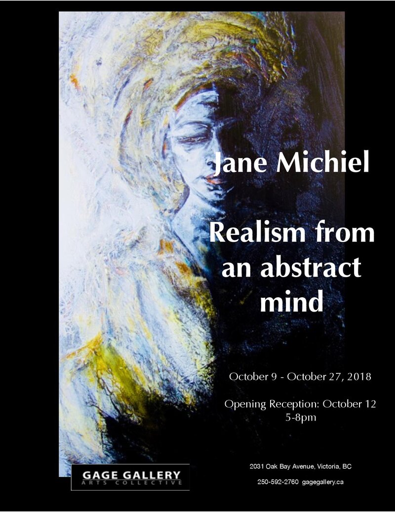 Realism from an Abstract Mind: Jane Michiel @ Gage Gallery Arts Collective Oct 9 2018 - May 6th @ Gage Gallery Arts Collective