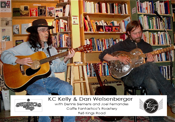 KC Kelly, Dan Weisenberger, Dennis Siemens, joel Fernandes @ Caffe Fantastico  Sep 1 2011 - May 12th @ Caffe Fantastico 