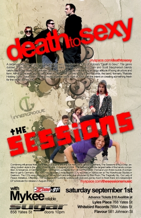 Death To Sexy, The Sessions @ Capital Ballroom Sep 1 2007 - May 6th @ Capital Ballroom
