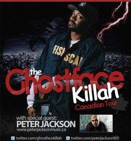 Ghostface Killah, Peter Jackson @ Rickshaw Theatre Dec 11 2011 - Jun 13th @ Rickshaw Theatre