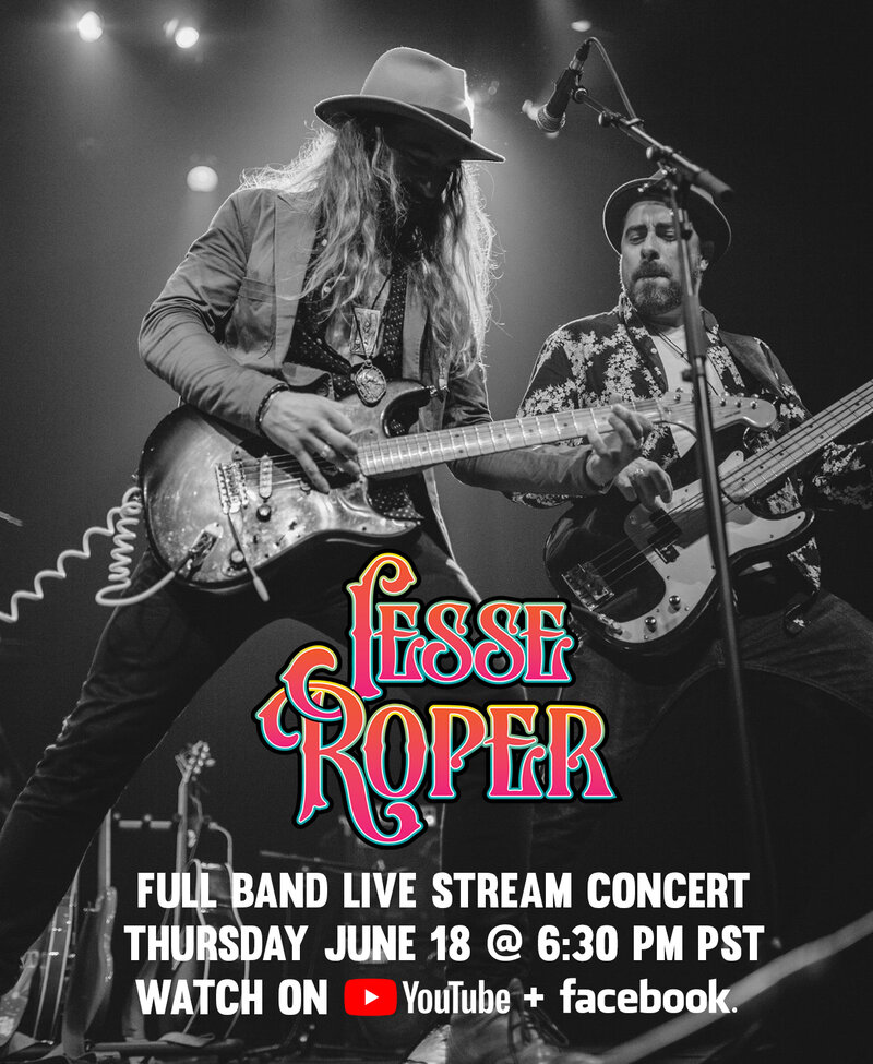 Jesse Roper @ Full Band Stream Jun 18 2020 - May 11th @ Full Band Stream