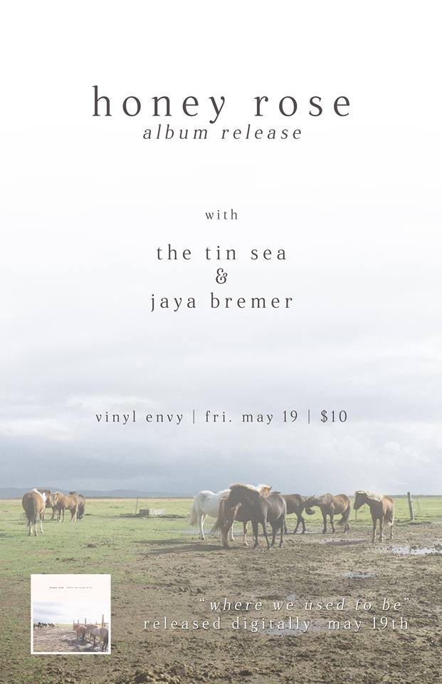 Jaya Bremer, The Tin Sea, Honey Rose @ Vinyl Envy May 19 2017 - May 9th @ Vinyl Envy