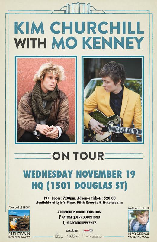 Kim Churchill, Mo Kenney @ Distrikt Nov 19 2014 - May 13th @ Distrikt