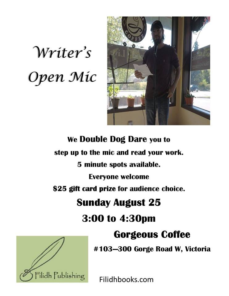 Writer's Open Mic @ Gorge-ous Coffee - Aug 25, 2019