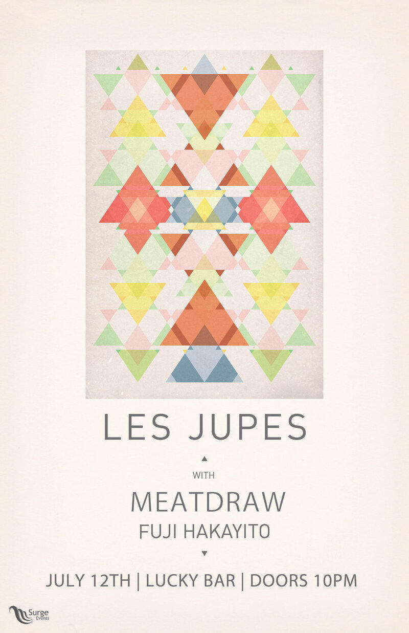 Les Jupes, Meatdraw, Fuji Hakayito @ Lucky Bar - Jul 12, 2011