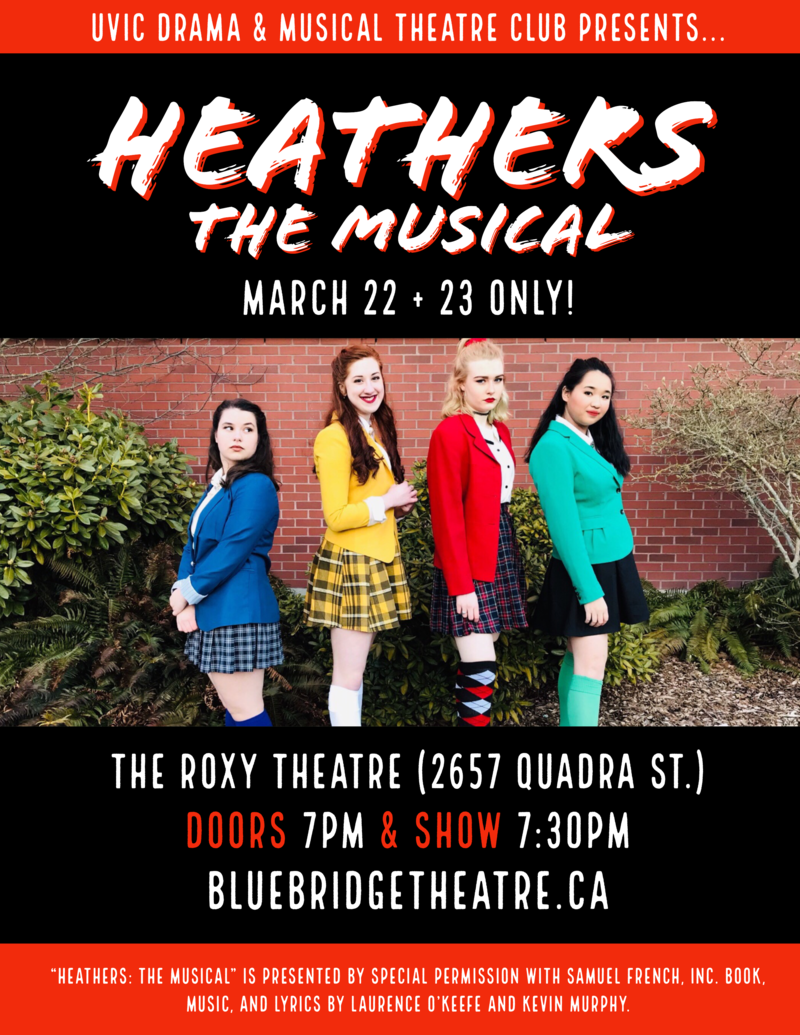 Heathers: The Musical @ Blue Bridge Repertory Theatre - Mar 22, 2019