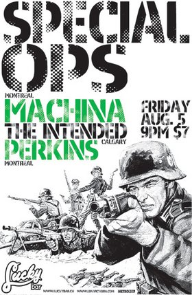 Special Ops, Machina, The Intended, Perkins @ Lucky Bar Aug 5 2005 - May 16th @ Lucky Bar
