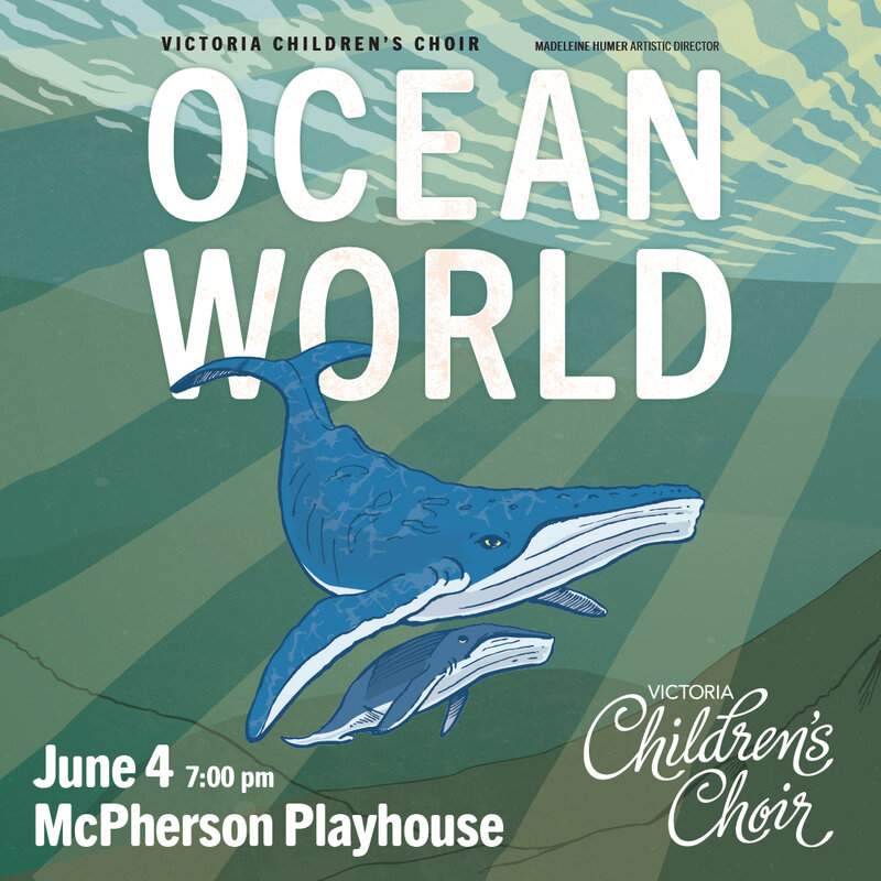 Ocean World: Victoria Children's Choir @ McPherson Playhouse Jun 4 2019 - May 6th @ McPherson Playhouse