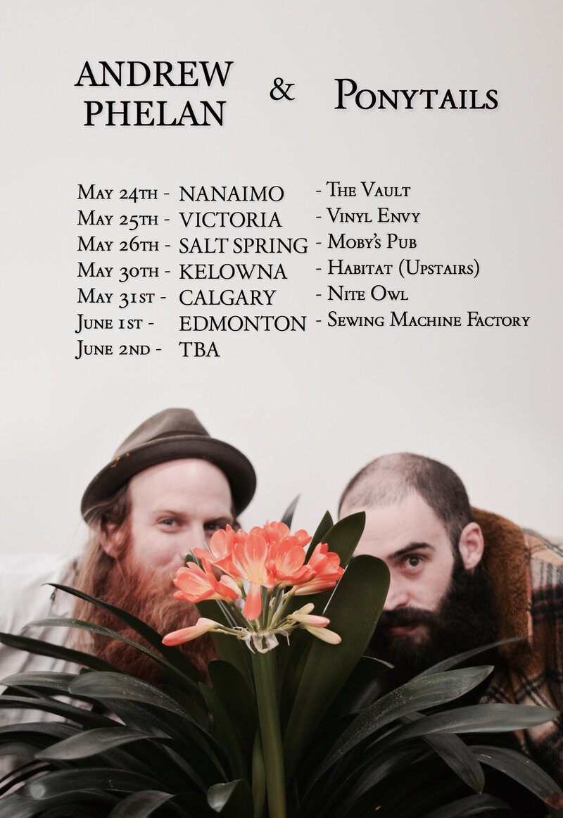 Anthony Shackell, Ponytails, Andrew Phelan  @ Vinyl Envy May 25 2018 - May 8th @ Vinyl Envy