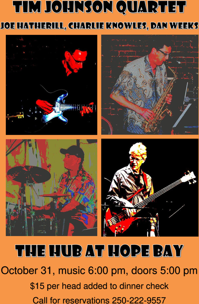 Tim Johnson Quartet @ The Hub - Oct 31, 2021