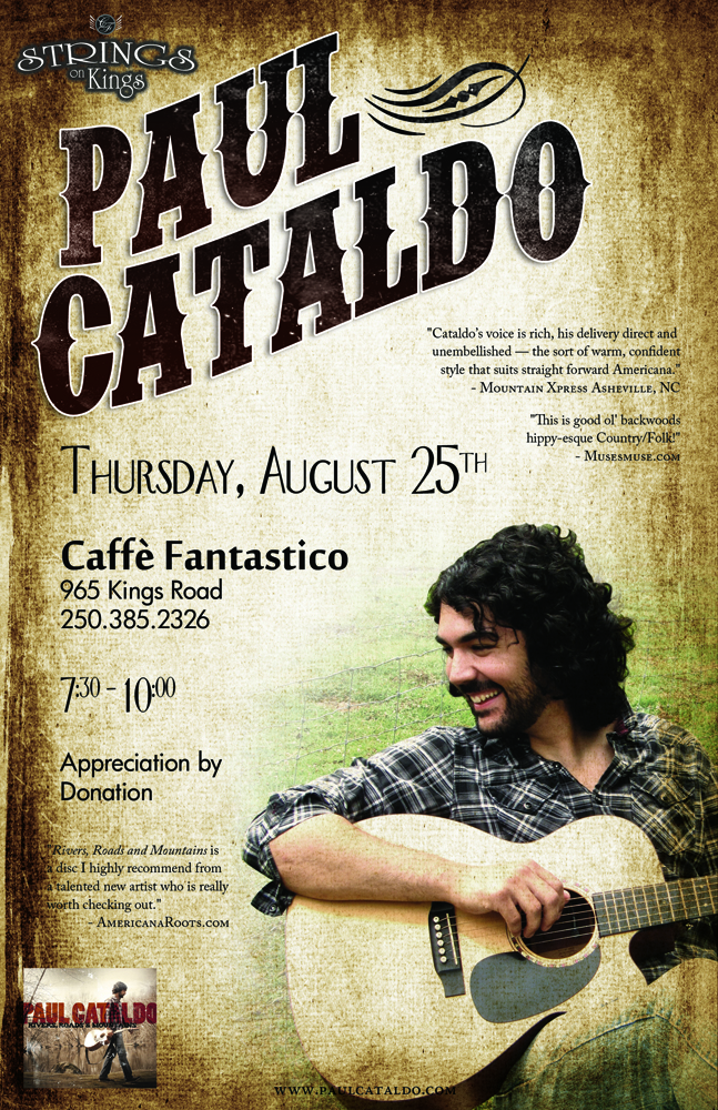 Paul Cataldo @ Caffe Fantastico  - Aug 25, 2011