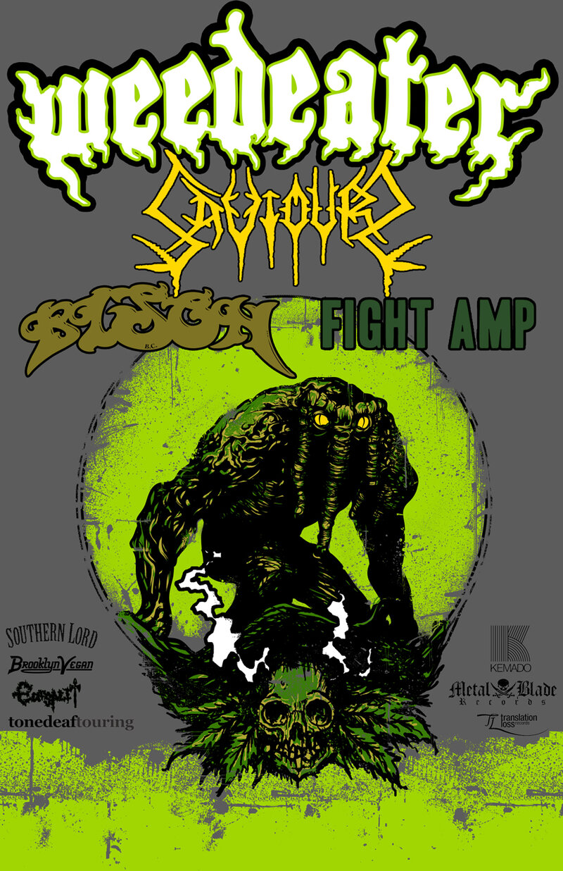 Weedeater, Saviours, Bison, Fight Amp @ Rickshaw Theatre Sep 27 2011 - May 7th @ Rickshaw Theatre