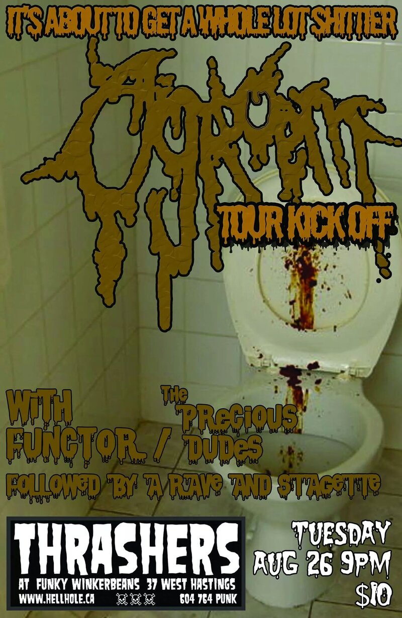 OGROEM TOUR KICK OFF: Ogroem, Functor , Precious Dudes (CANCELLED) @ Funky Winker Beans Aug 26 2014 - May 5th @ Funky Winker Beans