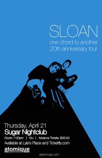 Sloan @ Capital Ballroom Apr 21 2016 - May 5th @ Capital Ballroom