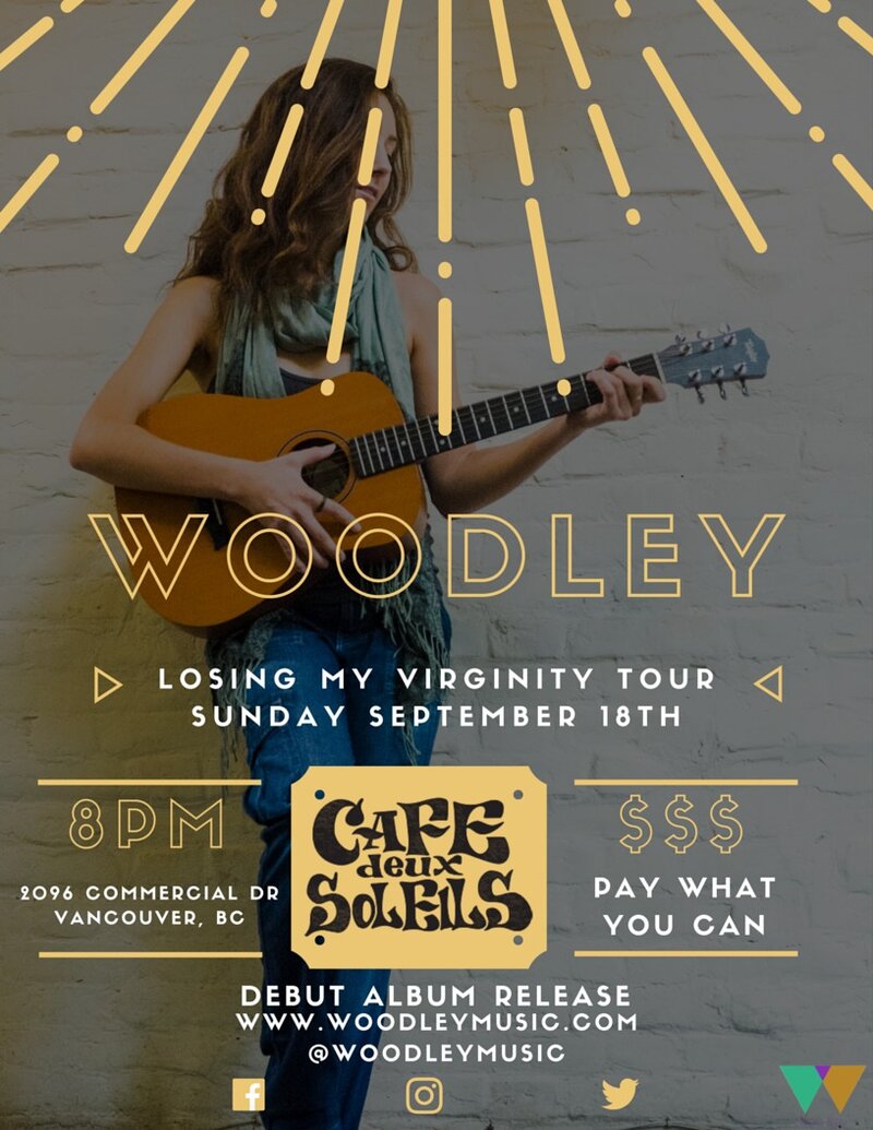 Live Music: Woodley @ Cafe deux Soleils Sep 18 2016 - May 6th @ Cafe deux Soleils