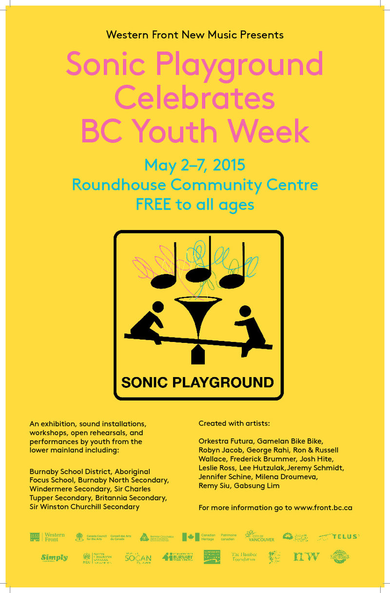 Orkestra Futura, Gamelan Bike Bike, Robyn Jacob, George Rahi, Ron Wallace, Russell Wallace, Frederick Brummer, Lee Hutzulak @ Roundhouse - Performance Centre May 2 2015 - May 5th @ Roundhouse - Performance Centre