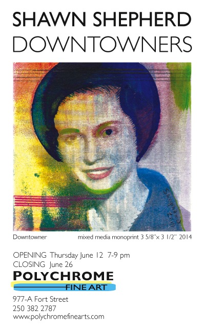 DOWNTOWNERS: Shawn Shepherd mixed media monoprints: Shawn Shepherd @ Shawn Shepherd Jun 12 2014 - May 5th @ Shawn Shepherd