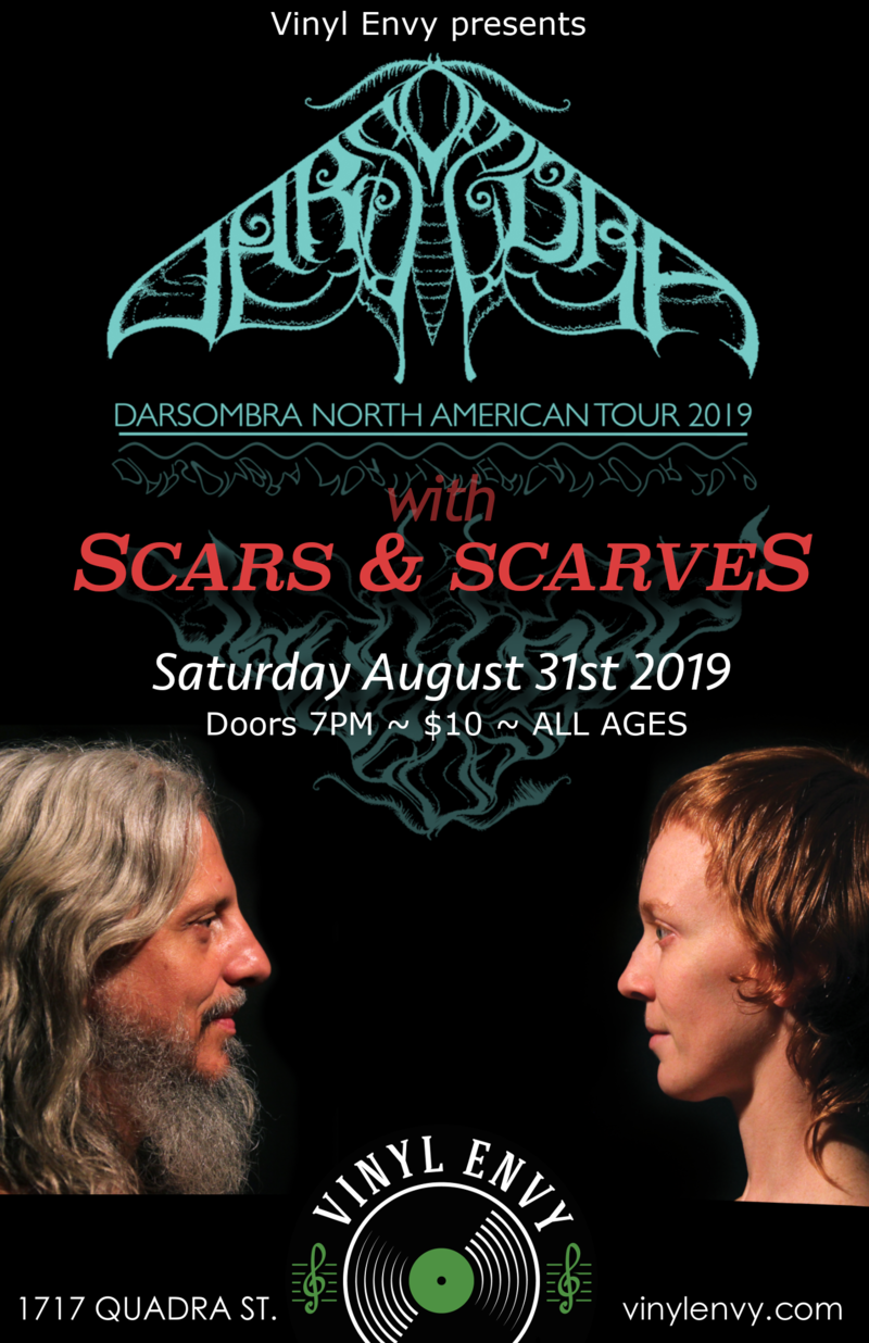 Darsombra (Baltimore, MD), Scars and Scarves @ Vinyl Envy Aug 31 2019 - May 25th @ Vinyl Envy
