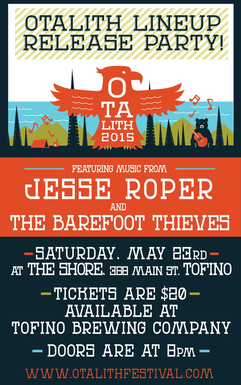 Jesse Roper, The Barefoot Thieves @ The Shore - May 23, 2015