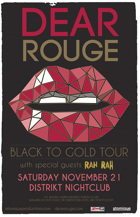 Dear Rouge, Rah Rah, Willa @ Distrikt - Nov 21, 2015