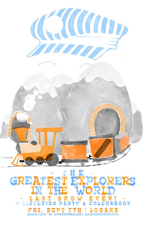 Greatest Explorers' Last Show!: Greatest Explorers In The World, Listening Party, Colourbook @ Logan's Pub Sep 7 2007 - May 8th @ Logan's Pub