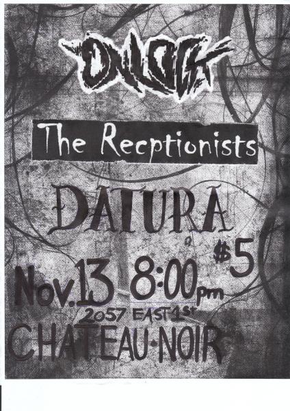 The Receptionists, Datura @ Chateau Noir - Nov 13, 2010
