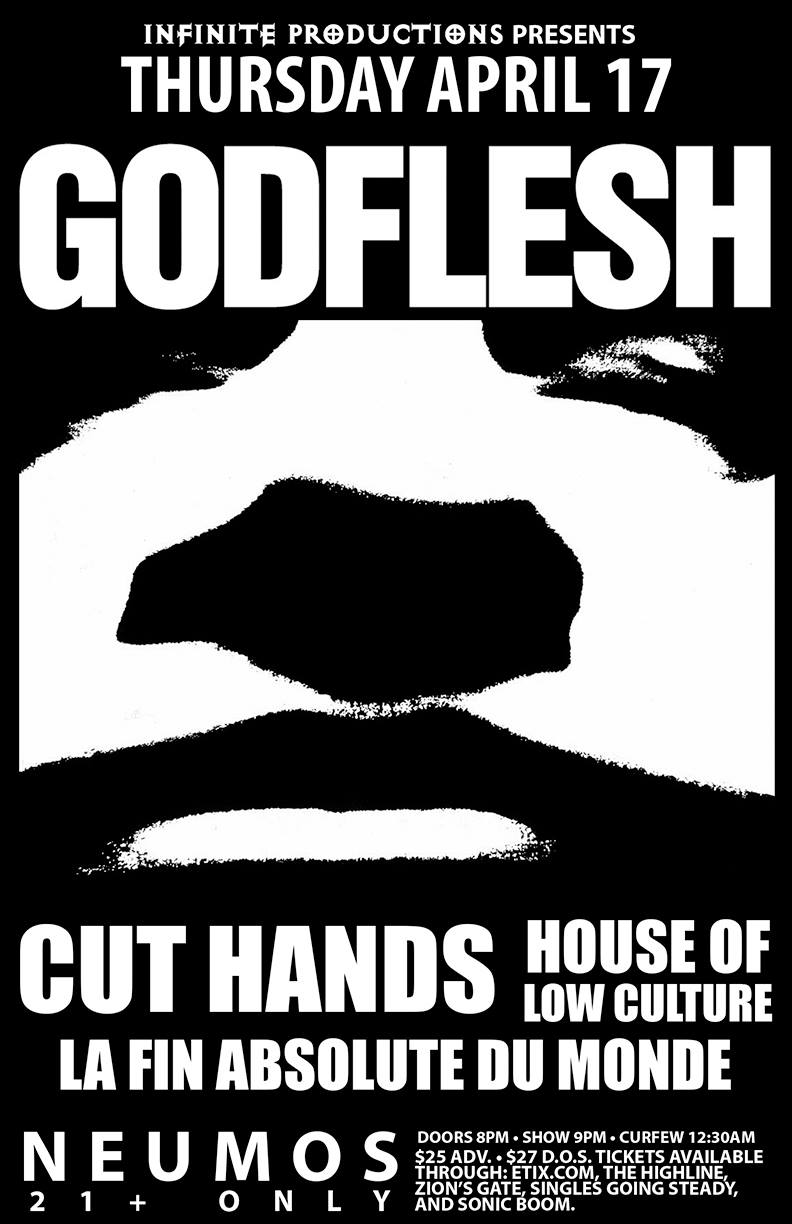 Godflesh, Nails , House of Low Culture @ Neumos Apr 17 2014 - May 7th @ Neumos