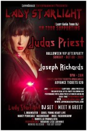 LADY STARLIGHT On Tour Supporting JUDAS PRIEST Halloween Vip Afterparty: Lady Starlight DJ set + meet 'n' greet, I, Braineater, Cruel Young Heart @ Joseph Richards Nightclub - Oct 30, 2011