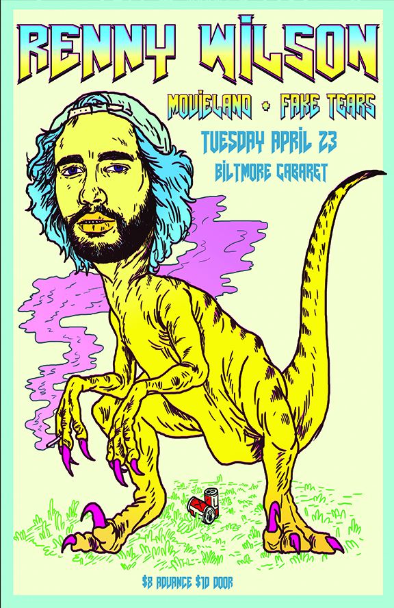 Renny Wilson, Movieland, Fake Tears @ The Biltmore Cabaret Apr 23 2013 - May 12th @ The Biltmore Cabaret