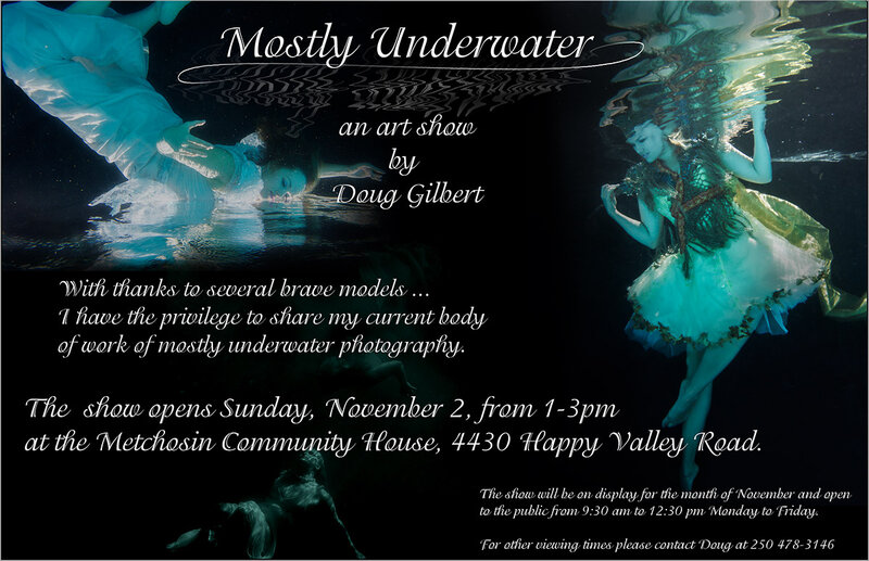 Mostly Underwater exhibit by Doug Gilbert @ Metchosin Community House - Nov 01, 2014