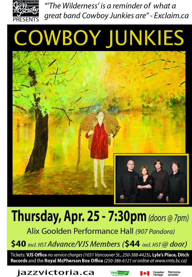Cowboy Junkies @ Alix Goolden Performance Hall Apr 25 2013 - Apr 30th @ Alix Goolden Performance Hall