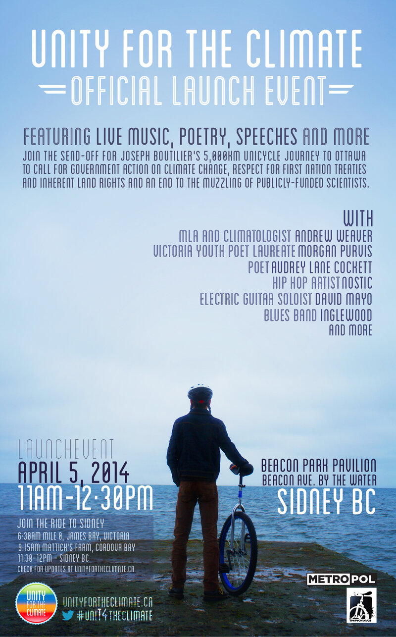 Unity for the Climate Launch Event: Inglewood Blues Band, David Mayo, Audrey Lane Cockett, Morgan Purvis, Nostic @ Beacon Park Pavilion - Apr 05, 2014
