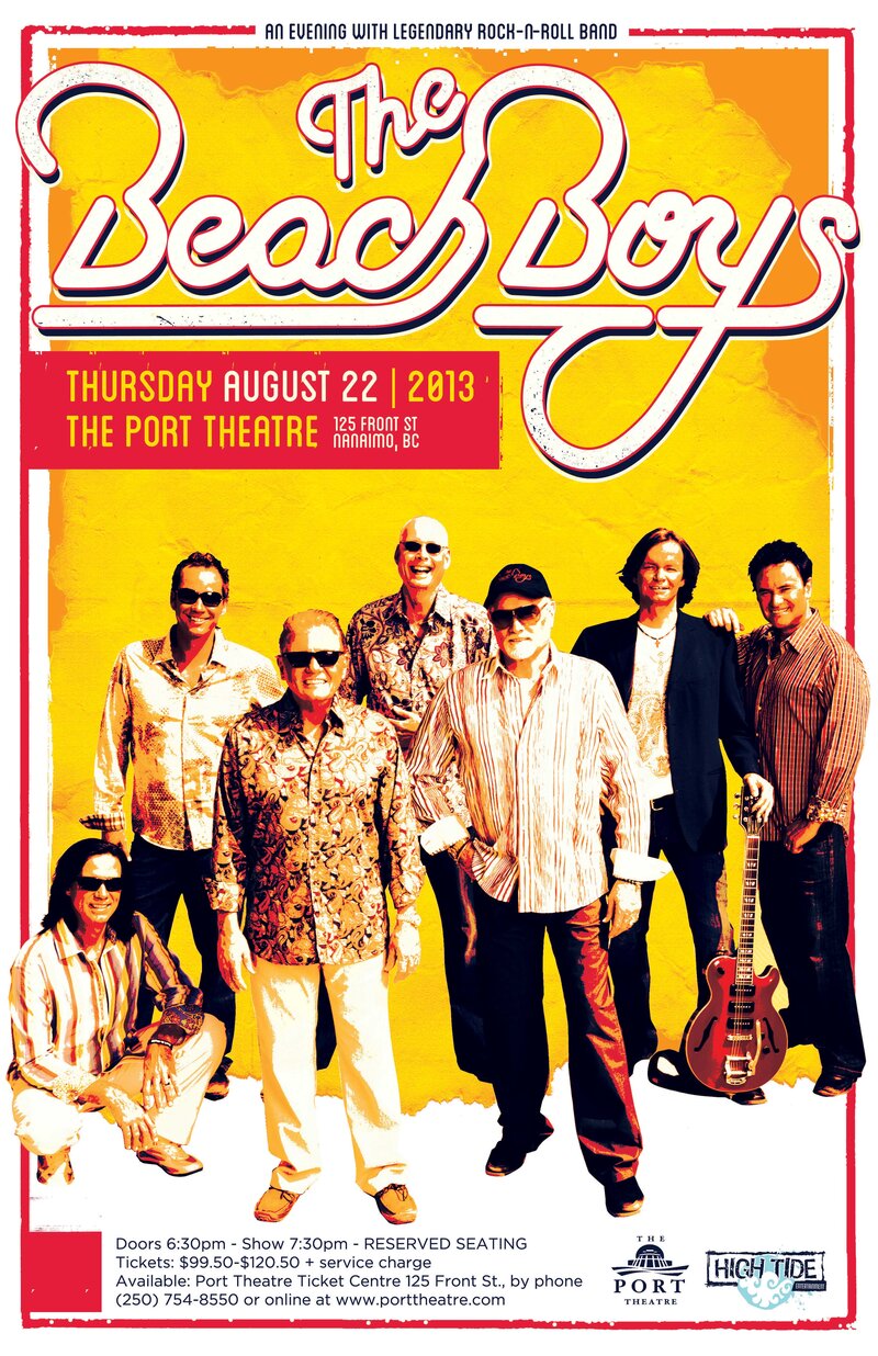 An Evening with the legendary: The Beach Boys @ The Port Theatre Aug 22 2013 - May 6th @ The Port Theatre