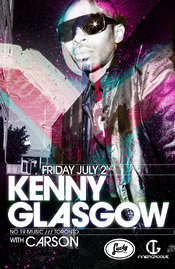 Kenny Glasgow, Aubrey @ Lucky Bar Jul 2 2010 - Jun 8th @ Lucky Bar