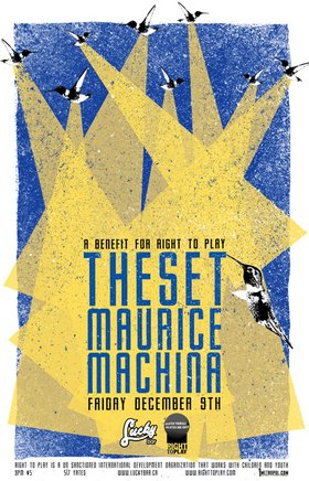 Right to Play Benefit Concert: theset, Maurice, Machina @ Lucky Bar Dec 9 2005 - Jun 5th @ Lucky Bar