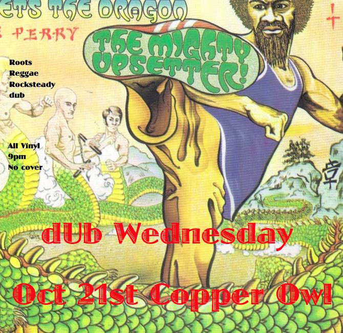 Records & Cocktails  Dub Wednesday w/: db chessa @ Copper Owl Oct 21 2015 - May 18th @ Copper Owl