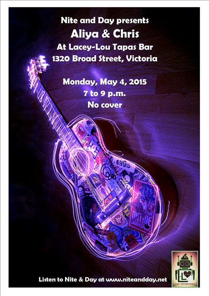 Aliya and Chris @ Lacey-Lou Tapas Lounge May 4 2015 - May 6th @ Lacey-Lou Tapas Lounge