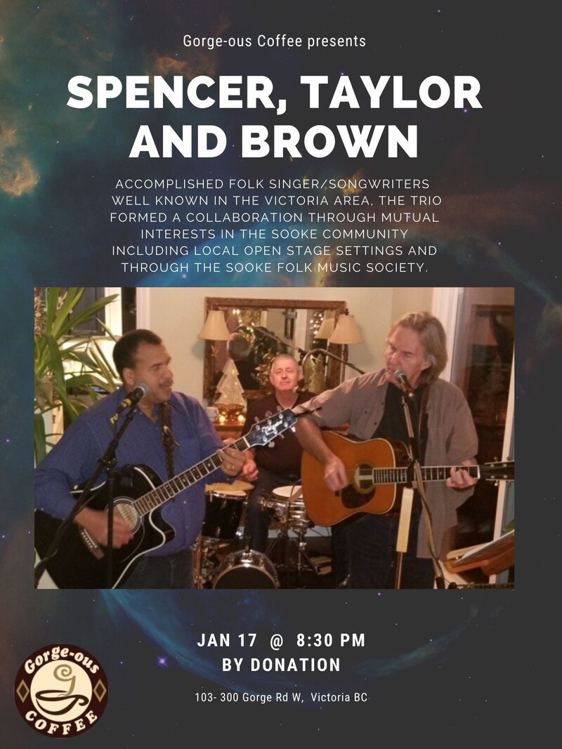 Spencer, Taylor, and Brown: Ray Spencer, Willis Taylor @ Gorge-ous Coffee Jan 17 2020 - May 1st @ Gorge-ous Coffee