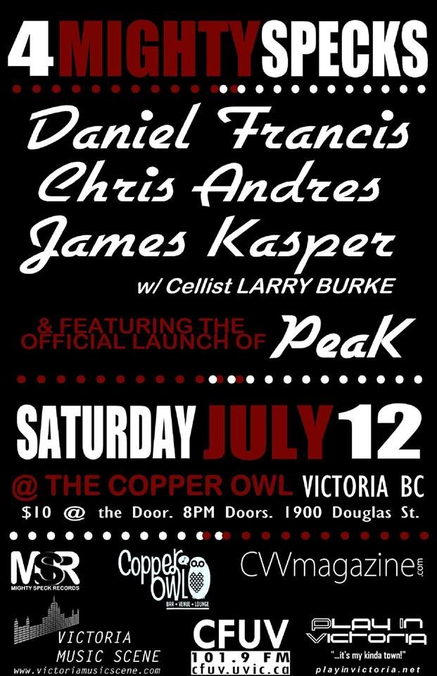 4 Mighty Specks: Chris Andres , James Kasper, PeaK @ Copper Owl - Jul 12, 2014