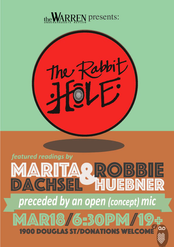 The Rabbit Hole with: Marita Dachsel, Robbie Huebner @ Copper Owl Mar 18 2015 - Jun 11th @ Copper Owl