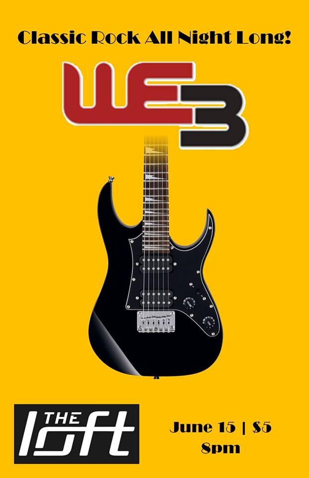 WE3 Live at the Loft @ The Loft (Victoria) Dec 31 1969 - Jun 4th @ The Loft (Victoria)