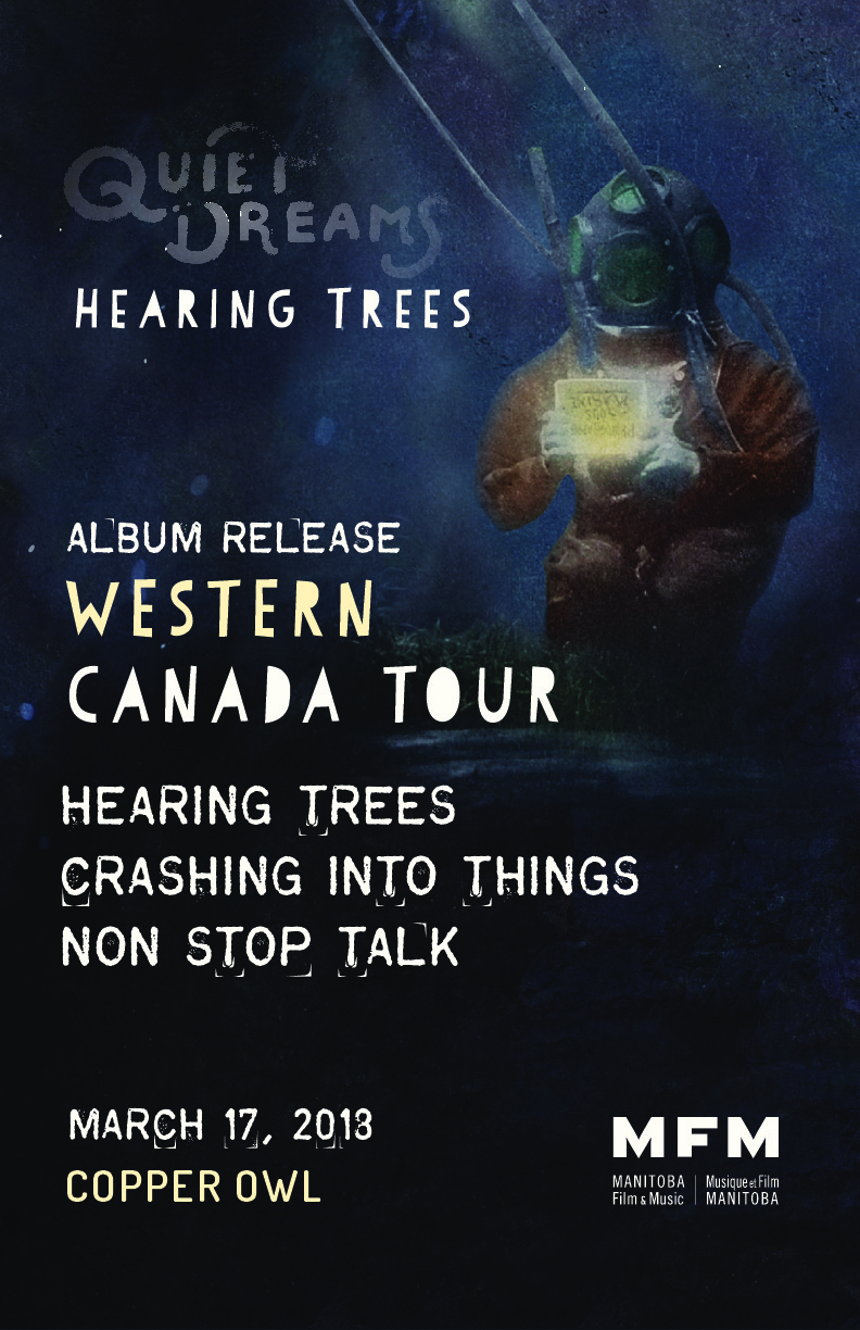 Early Show with: Hearing Trees, Crashing Into Things, Non Stop Talk @ Copper Owl Mar 17 2018 - May 6th @ Copper Owl