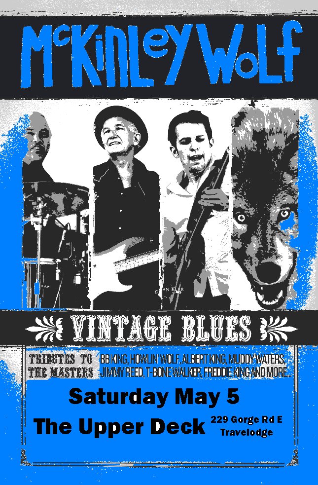 McKinley Wolf @ Upper Deck (in the Gorge Travelodge) May 5 2012 - Jun 6th @ Upper Deck (in the Gorge Travelodge)
