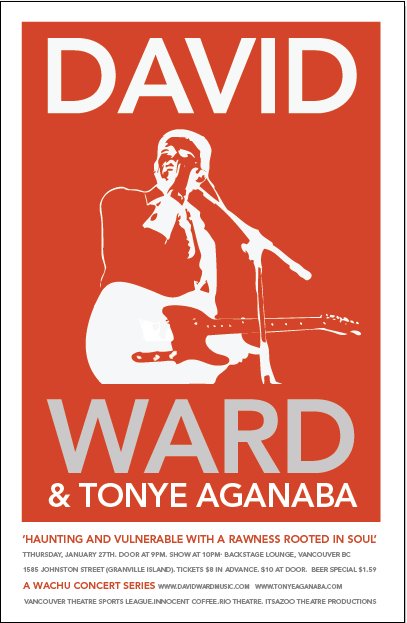 A Wachu Concert Series featuring David Ward with Tonye Aganaba: David Ward @ Backstage Lounge Jan 27 2011 - May 9th @ Backstage Lounge
