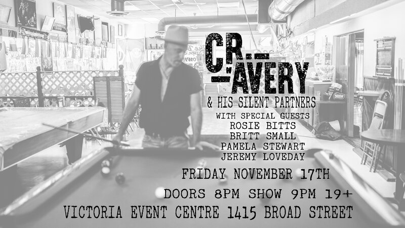 C.R. Avery and his Silent Partners: C.R. Avery, Miss Rosie Bitts, Britt Small, Pamela Stewart , Jeremy Loveday @ Victoria Event Centre Nov 17 2017 - May 7th @ Victoria Event Centre