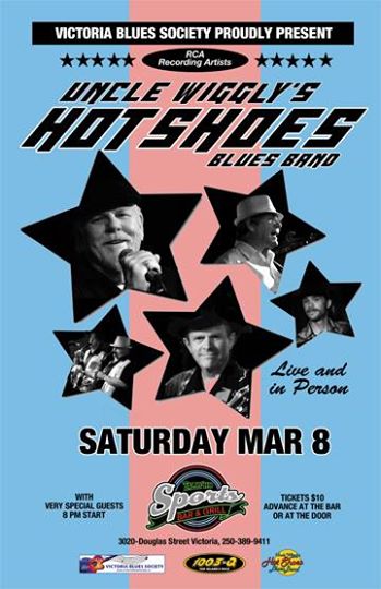 Wiggly's Hot Shoes Blues Band @ Tally Ho Sports Bar and Grill Mar 8 2014 - Jun 12th @ Tally Ho Sports Bar and Grill