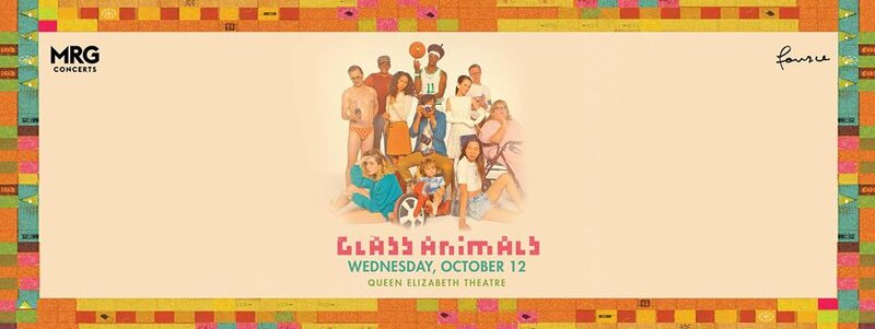 Glass Animals, Sam Gellaitry @ Queen Elizabeth Theatre Oct 12 2016 - May 6th @ Queen Elizabeth Theatre
