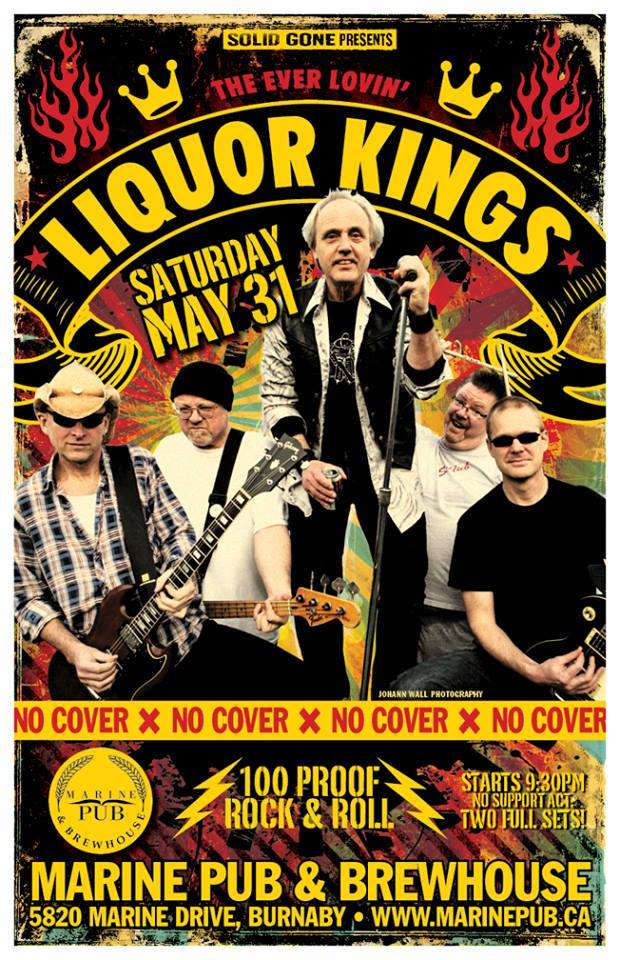 FREE----: Liquor Kings @ The Marine Pub and Brewhouse - May 31, 2014