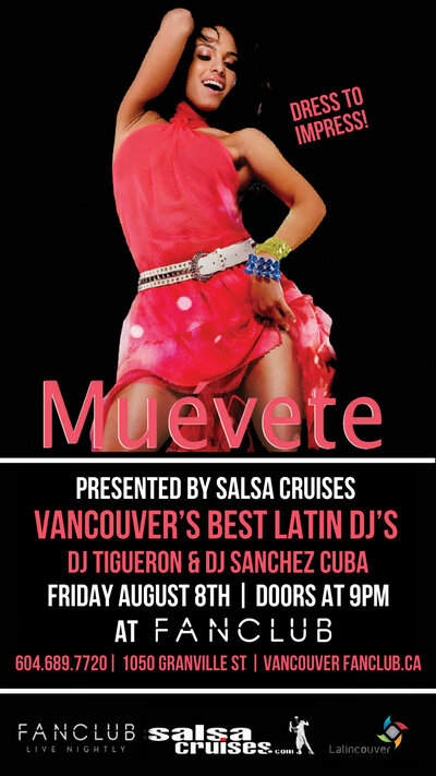 Muevete @ Vancouver FanClub - Aug 08, 2014